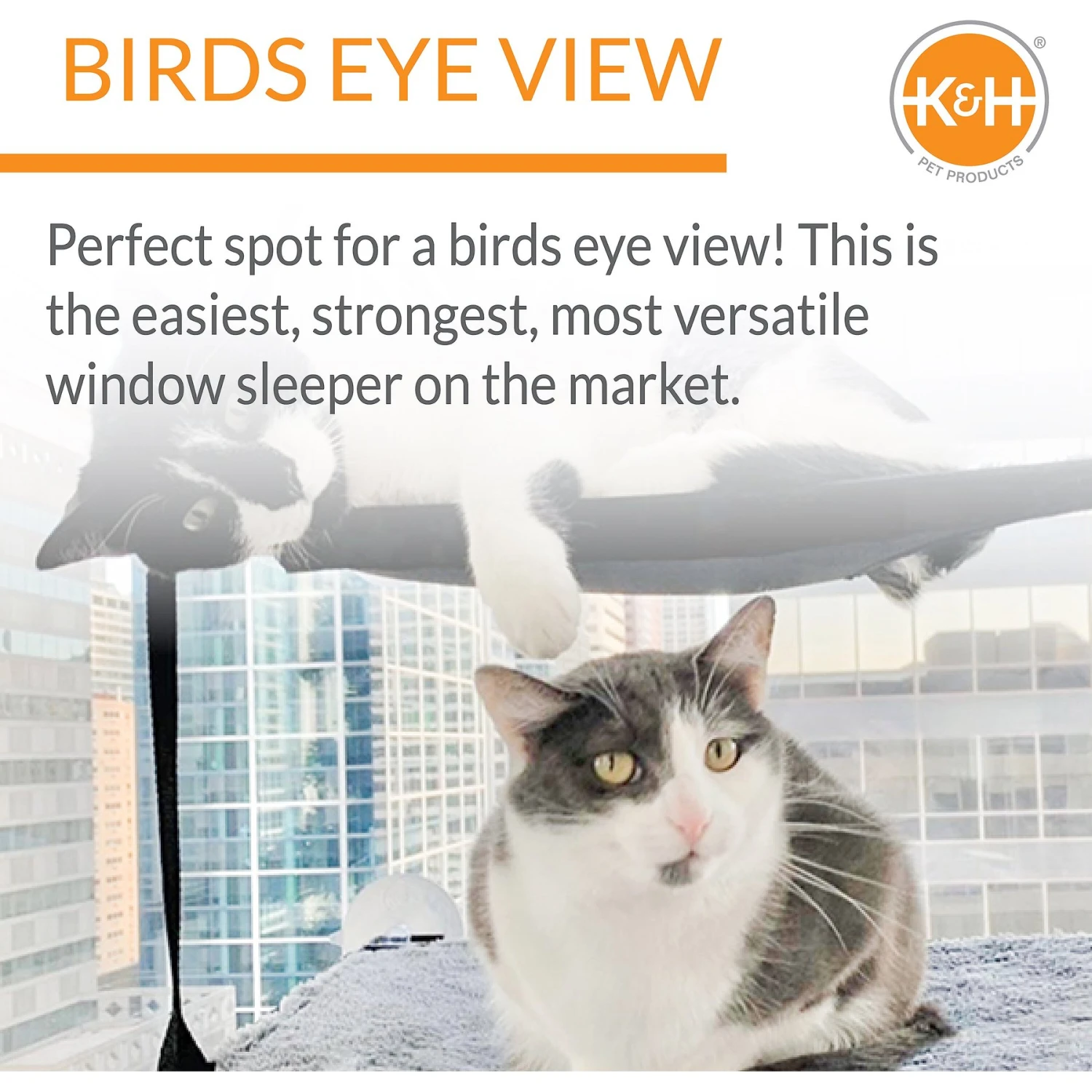 K&H Pet Products EZ Mount Double Stack Kitty Sill Cat Window Perch 7 K&H Pet Products EZ Mount Double Stack Kitty Sill Cat Window Perch - Image 5