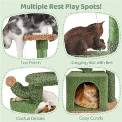 Yaheetech Cactus 29-in Cat Tree -Cat Pet Supplies 1032998 PT3. AC SS1800 V1702673932