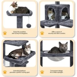 Yaheetech Multi-Level 55-in Cat Tree & Condo 12 Yaheetech Multi-Level 55-in Cat Tree & Condo -Cat Pet Supplies 1033022 PT3. AC SS1800 V1702673564