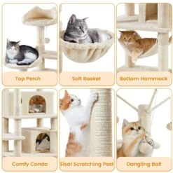 Yaheetech Multi-Level 67-in Cat Tree -Cat Pet Supplies 1033102 PT3. AC SS1800 V1702673992