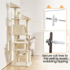 Yaheetech Multi-Level 67-in Cat Tree -Cat Pet Supplies 1033102 PT6. AC SS1800 V1702673991