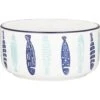 Signature Housewares Coastal Fish Non-Skid Ceramic Cat Bowl -Cat Pet Supplies 103442 MAIN. AC SS1800 V1544211505