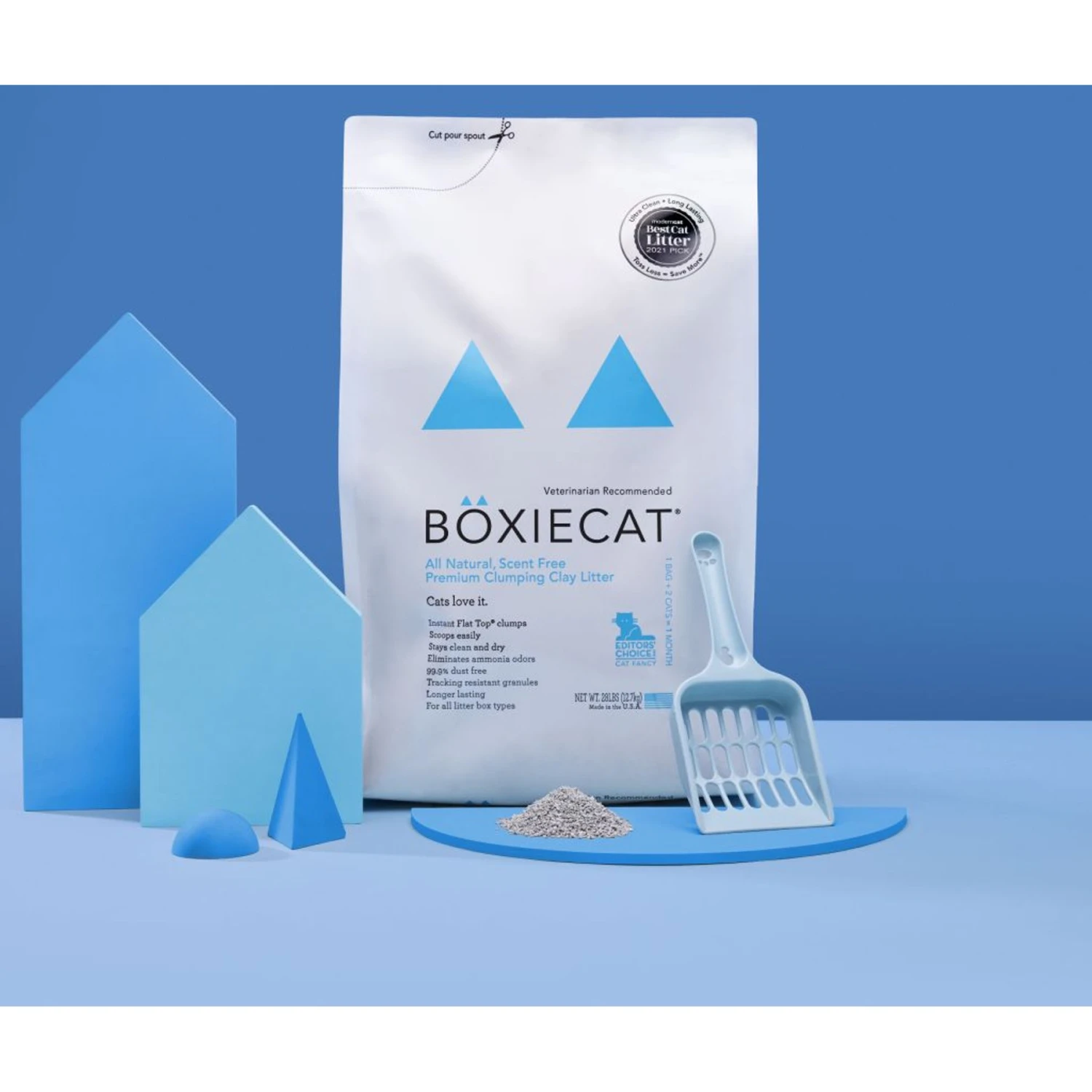 Boxiecat Premium Unscented Clumping Clay Cat Litter 5 Boxiecat Premium Unscented Clumping Clay Cat Litter - Image 3