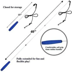 Pet Fit For Life 2 Feather Retractable Wand Cat Toy, Blue & Green 14 Pet Fit For Life 2 Feather Retractable Wand Cat Toy, Blue & Green -Cat Pet Supplies 109322 PT4. AC SS1800 V1494537403