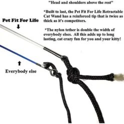 Pet Fit For Life 2 Feather Retractable Wand Cat Toy, Blue & Green 15 Pet Fit For Life 2 Feather Retractable Wand Cat Toy, Blue & Green -Cat Pet Supplies 109322 PT5. AC SS1800 V1494537354