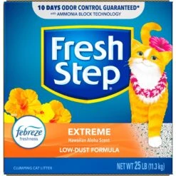Fresh Step Hawaiian Aloha Scented Clumping Clay Cat Litter -Cat Pet Supplies 111378 PT6. AC SS1800 V1694465218