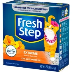 Fresh Step Hawaiian Aloha Scented Clumping Clay Cat Litter -Cat Pet Supplies 111378 PT7. AC SS1800 V1694458943
