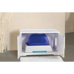Merry Products Cat Washroom Bench Decorative Litter Box Cover & Storage -Cat Pet Supplies 118012 PT3. AC SS1800 V1492009656
