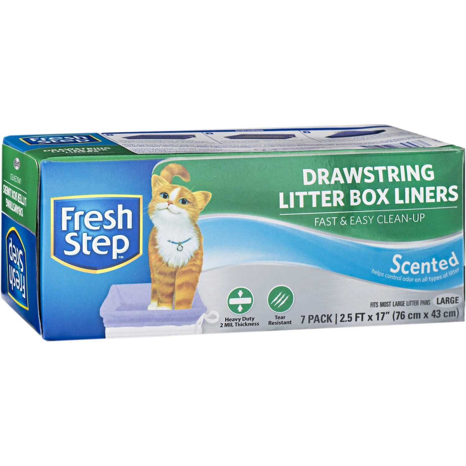 Fresh Step Products Drawstring Scented Litter Box Liner, 7 Count 3 Fresh Step Products Drawstring Scented Litter Box Liner, 7 Count