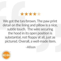 K&H Pet Products Self-Warming Hooded Cat Bed -Cat Pet Supplies 121182 PT7. AC SS1800 V1608681152