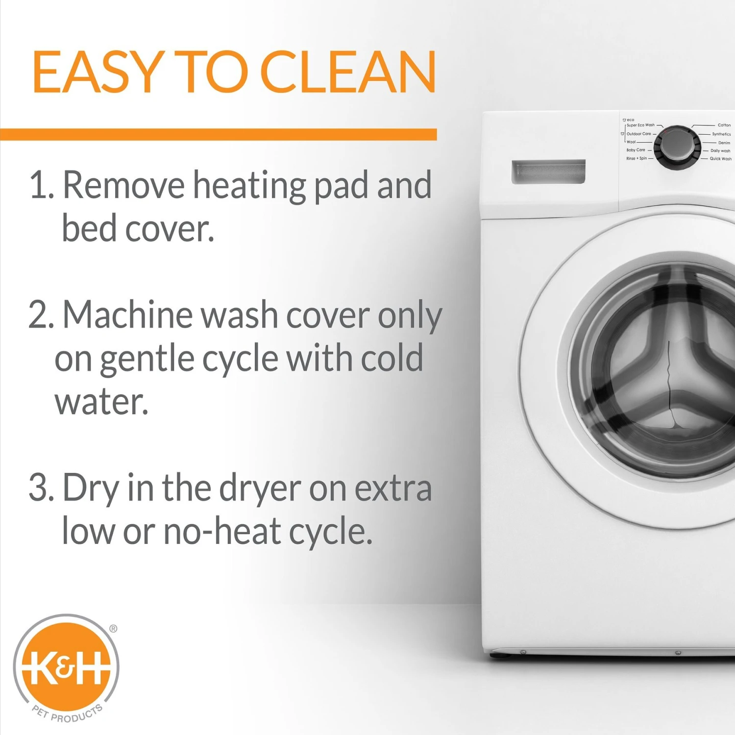 K&H Pet Products Thermo-Kitty Fashion Splash Heated Cat Bed, Large 6 K&H Pet Products Thermo-Kitty Fashion Splash Heated Cat Bed, Large - Image 4