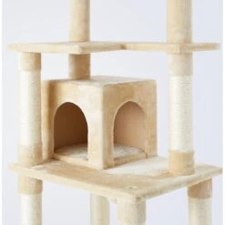 Frisco 78-in Faux Fur Cat Tree & Condo -Cat Pet Supplies 128068 PT3. AC SS1800 V1505930982