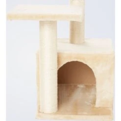 Frisco 28-in Faux Fur Cat Tree & Condo -Cat Pet Supplies 128073 PT3. AC SS1800 V1584452434