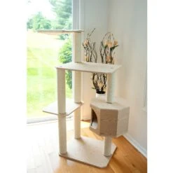 Armarkat 54-in Wooden Cat Tree & Condo -Cat Pet Supplies 130333 PT2. AC SS1800 V1582738861