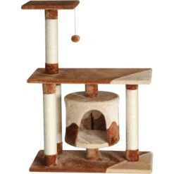 EliteField 38-in Faux Fur Cat Tree & Condo