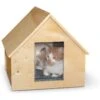 K&H Pet Products Birchwood Manor Indoor & Outdoor Wooden Cat House, Natural Wood -Cat Pet Supplies 131907 MAIN. AC SS1800 V1637624792