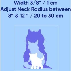 Pawtitas Nylon Reflective Breakaway Cat Collar With Bell -Cat Pet Supplies 134716 PT2. AC SS1800 V1681235616