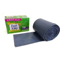 Fresh Kitty Jumbo Litter Box Liners & Ties -Cat Pet Supplies 135306 PT1. AC SS1800 V1502919437