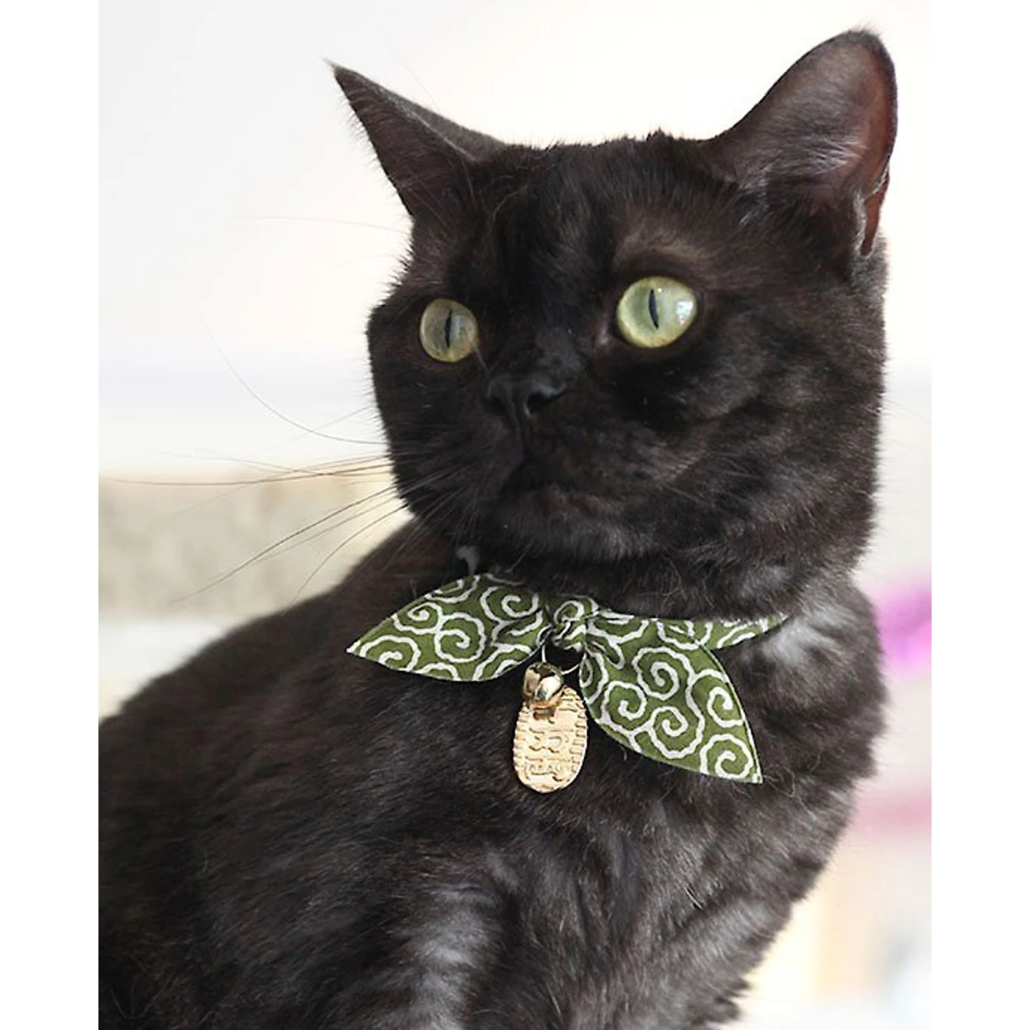 Necoichi Ninja Cotton Breakaway Cat Collar With Bell 9 Necoichi Ninja Cotton Breakaway Cat Collar With Bell - Image 7