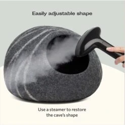 Meowfia Premium Felt Cat Cave Bed -Cat Pet Supplies 137344 PT4. AC SS1800 V1680895352