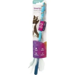 SmartyKat Frisky Flyer Feather Wand Cat Toy -Cat Pet Supplies 137512 PT2. AC SS1800 V1575488077