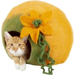 Earthtone Solutions Radiant Realm Felted Wool Cat Cave Bed -Cat Pet Supplies 138356 PT2. AC SS1800 V1565383983