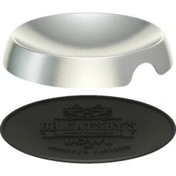 Dr. Catsby's Whisker Relief Non-Skid Stainless Steel Cat Bowl, 1.5-cup 12 Dr. Catsby's Whisker Relief Non-Skid Stainless Steel Cat Bowl, 1.5-cup -Cat Pet Supplies 138506 PT2. AC SS1800 V1559923387