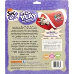 Hartz Just For Cats Peek & Play Pop-Up Tent Cat Toy -Cat Pet Supplies 139103 PT7. AC SS1800 V1589230889