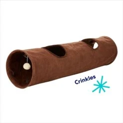Frisco 47-in Foldable Crinkle Play Tunnel With 2 Windows -Cat Pet Supplies 140168 PT2. AC SS1800 V1686579635