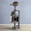 Tiger Tough Platform House Playground 59.8-in Faux Fur Cat Tree & Condo -Cat Pet Supplies 140766 MAIN. AC SS1800 V1618279638
