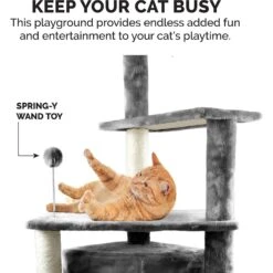 Tiger Tough Platform House Playground 59.8-in Faux Fur Cat Tree & Condo 13 Tiger Tough Platform House Playground 59.8-in Faux Fur Cat Tree & Condo -Cat Pet Supplies 140766 PT4. AC SS1800 V1618278735