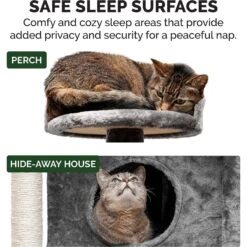 Tiger Tough Platform House Playground 59.8-in Faux Fur Cat Tree & Condo 15 Tiger Tough Platform House Playground 59.8-in Faux Fur Cat Tree & Condo -Cat Pet Supplies 140766 PT6. AC SS1800 V1618280523