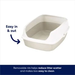 Frisco Open Top Cat Litter Box With Rim, Large 8 Frisco Open Top Cat Litter Box With Rim, Large -Cat Pet Supplies 141378 PT2. AC SS1800 V1675279932