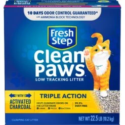 Fresh Step Clean Paws Scented Clumping Clay Cat Litter 16 Fresh Step Clean Paws Scented Clumping Clay Cat Litter -Cat Pet Supplies 141502 PT5. AC SS1800 V1694465596