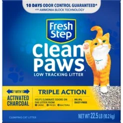 Fresh Step Clean Paws Scented Clumping Clay Cat Litter 17 Fresh Step Clean Paws Scented Clumping Clay Cat Litter -Cat Pet Supplies 141502 PT6. AC SS1800 V1694459345