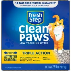 Fresh Step Clean Paws Scented Clumping Clay Cat Litter 18 Fresh Step Clean Paws Scented Clumping Clay Cat Litter -Cat Pet Supplies 141502 PT7. AC SS1800 V1694455147
