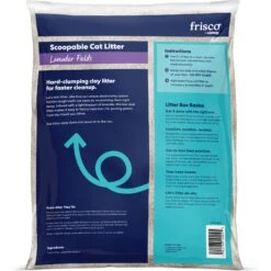 Frisco Lavender Fields Scented Clumping Clay Cat Litter, 40-lb Bag -Cat Pet Supplies 142651 PT2. AC SS1800 V1657655544