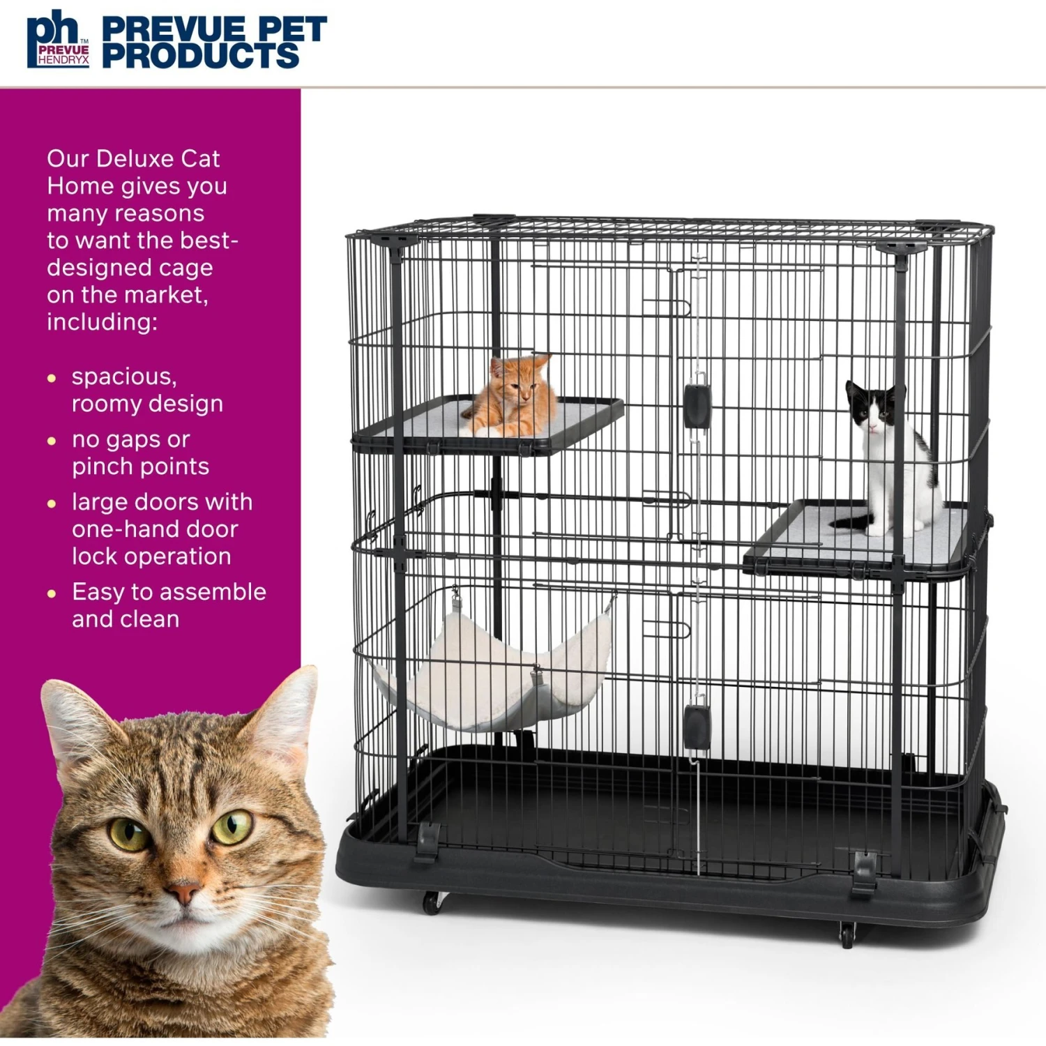Prevue Pet Products Deluxe Cat Cage Playpen 4 Prevue Pet Products Deluxe Cat Cage Playpen - Image 2