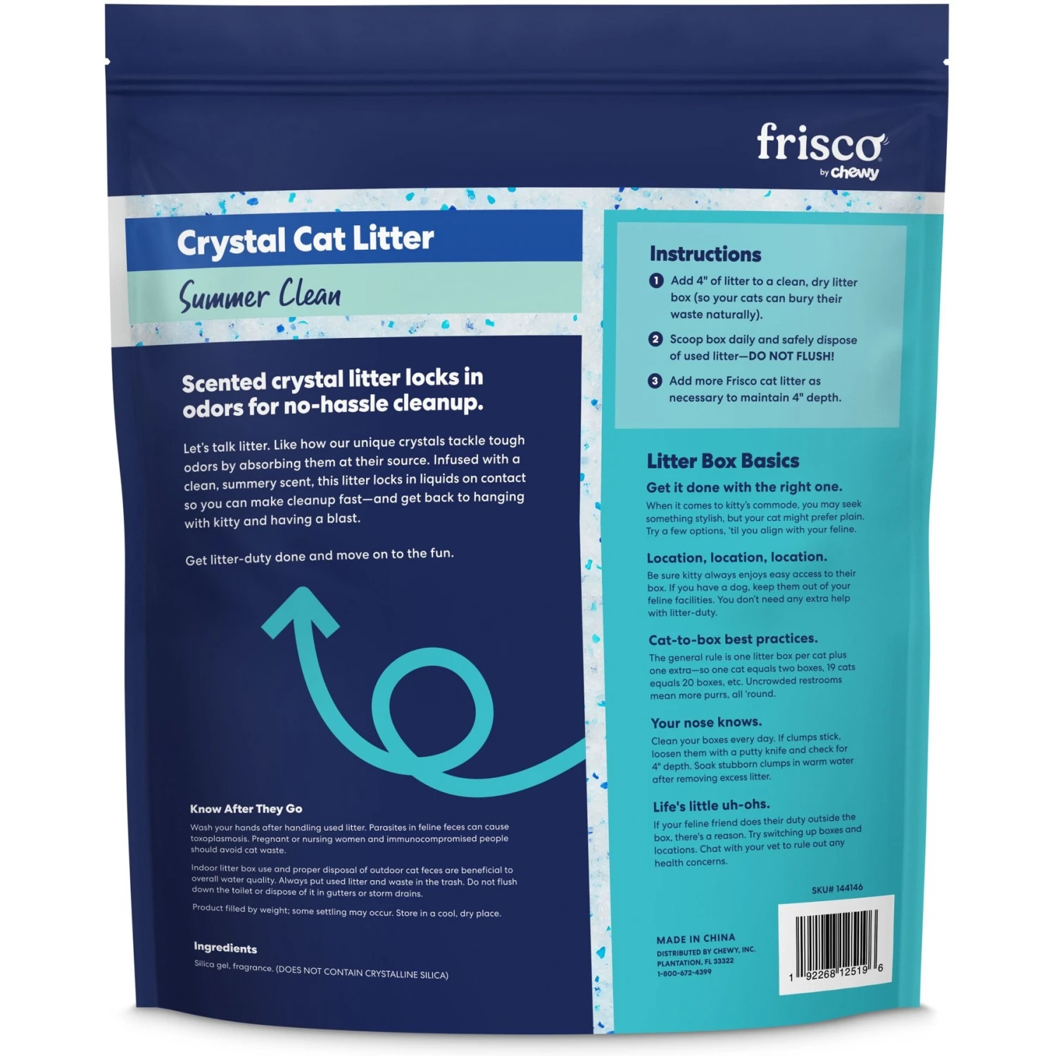 Frisco Summer Clean Scented Non-Clumping Crystal Cat Litter 5 Frisco Summer Clean Scented Non-Clumping Crystal Cat Litter - Image 3