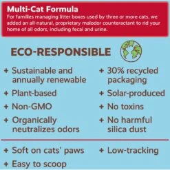 Naturally Fresh Multi-Cat Unscented Clumping Walnut Cat Litter 12 Naturally Fresh Multi-Cat Unscented Clumping Walnut Cat Litter -Cat Pet Supplies 144725 PT4. AC SS1800 V1595956899