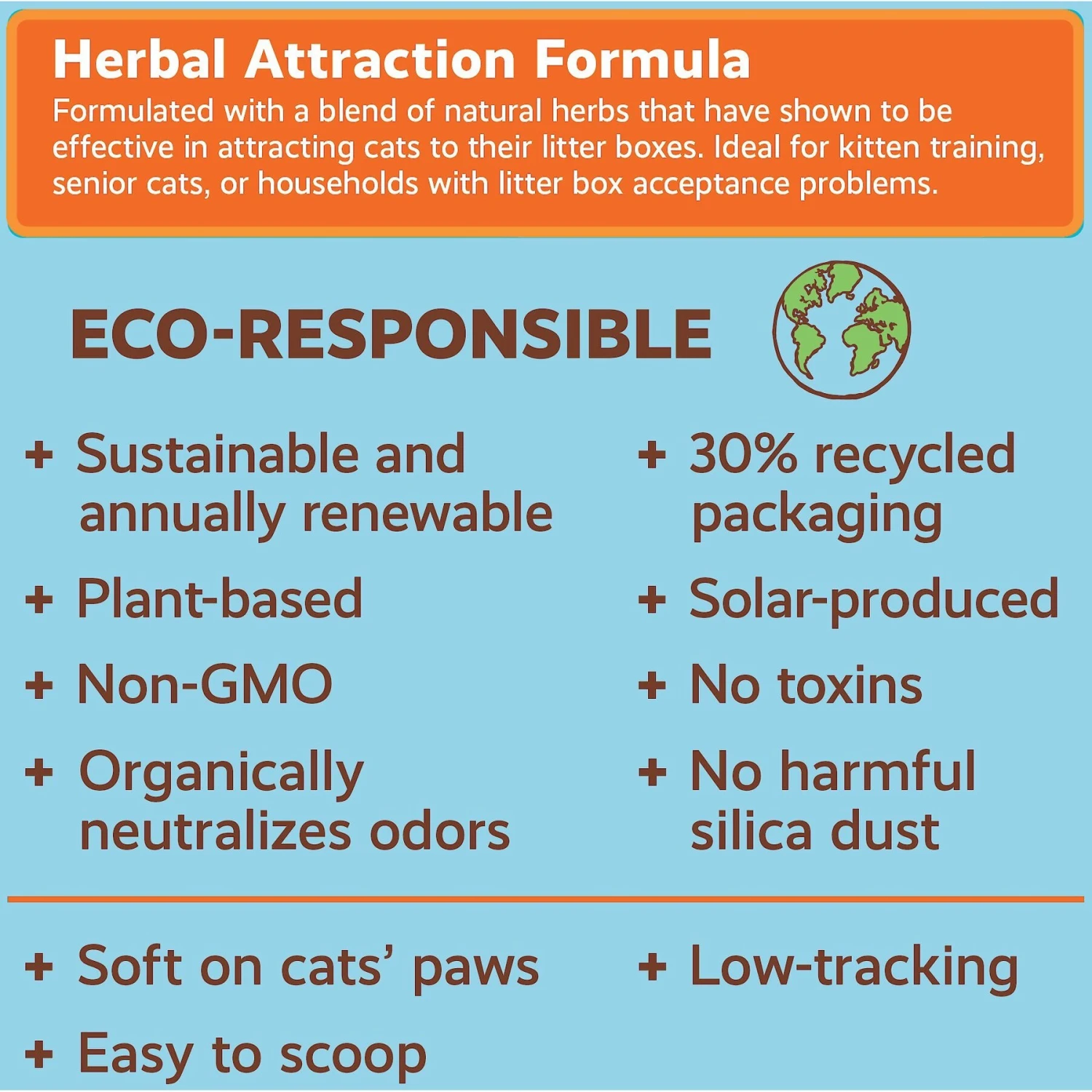 Naturally Fresh Herbal Attraction Scented Clumping Walnut Cat Litter 6 Naturally Fresh Herbal Attraction Scented Clumping Walnut Cat Litter - Image 4