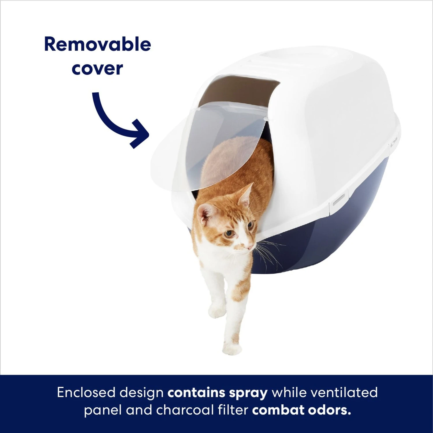 Frisco Hooded Cat Litter Box 4 Frisco Hooded Cat Litter Box - Image 3