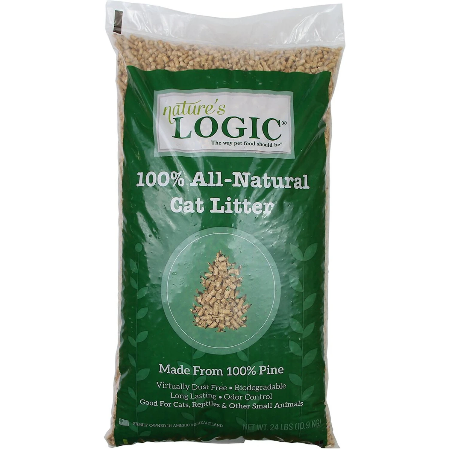 Nature's Logic All Natural Pine Unscented Non-Clumping Wood Cat Litter 3 Nature's Logic All Natural Pine Unscented Non-Clumping Wood Cat Litter