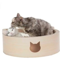 Necoichi Cat Head Scratcher Bed -Cat Pet Supplies 154905 PT4. AC SS1800 V1646413901