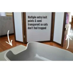 PetFusion Modest Cat Litter Box Privacy Screen -Cat Pet Supplies 156734 PT5. AC SS1800 V1548271385