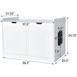 Frisco Decorative Bench Cat Litter Box Cover 11 Frisco Decorative Bench Cat Litter Box Cover -Cat Pet Supplies 156788 PT3. AC SS1800 V1570480071