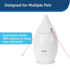 PetSafe Zoom Rotating Laser Cat Toy -Cat Pet Supplies 159067 PT7. AC SS1800 V1599827475