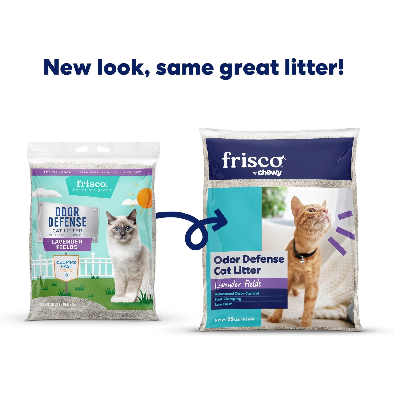 Frisco Odor Defense Lavender Fields Scented Clumping Clay Cat Litter 4 Frisco Odor Defense Lavender Fields Scented Clumping Clay Cat Litter - Image 2