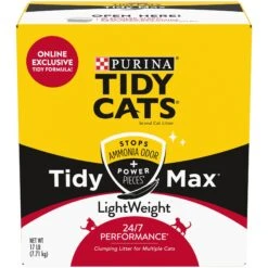 Tidy Max Lightweight 24/7 Performance Clumping Clay Cat Litter