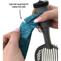 Fresh Kitty Large Deluxe Cat Litter Scoop With Waste Bag Handle 12 Fresh Kitty Large Deluxe Cat Litter Scoop With Waste Bag Handle -Cat Pet Supplies 166726 PT4. AC SS1800 V1556198286